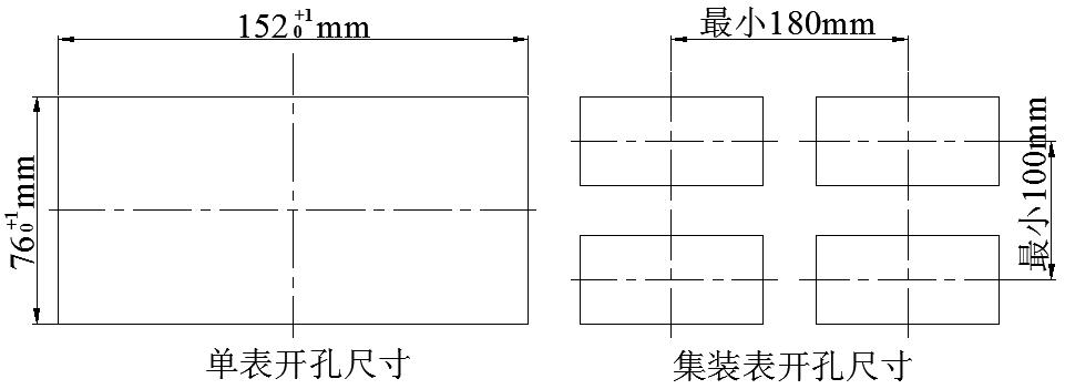 LJSY-101开孔尺寸