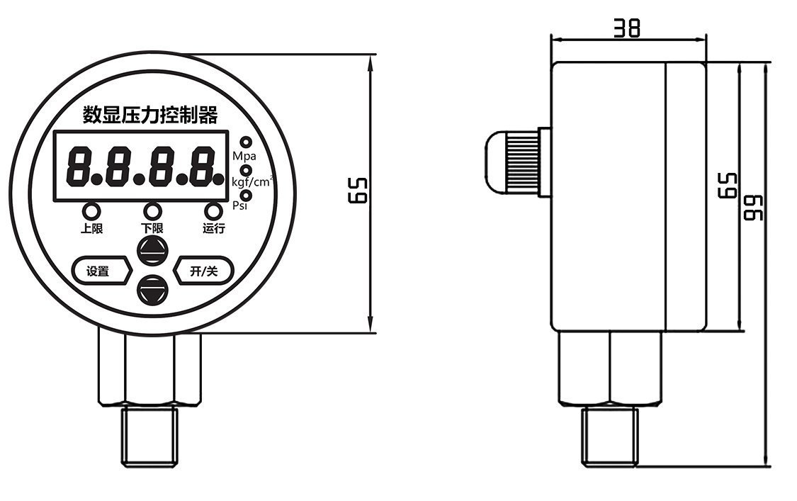 YL-805E尺寸图